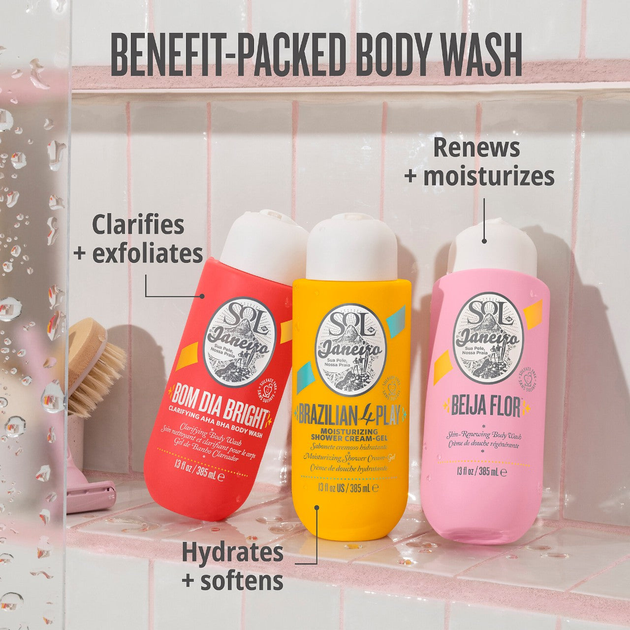 Mini Sol de Janeiro Beija Flor™ Renewing Body Wash 90ml