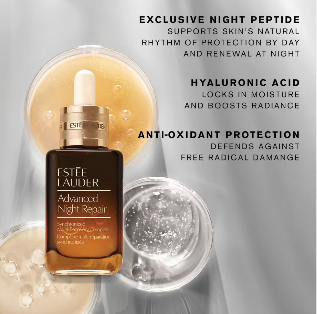 Estée Lauder-Advanced Night Repair Multi-Recovery Complex Serum with Hyaluronic Acid & Peptides c/caja 7ml