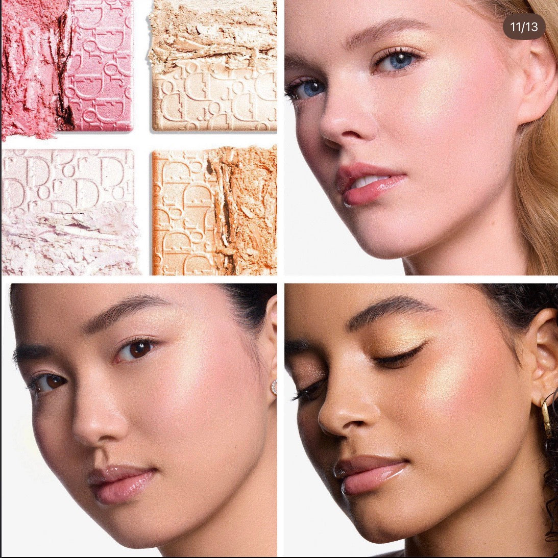PREVENTA-Face Glow palette DIOR 007 ICED HONEY GLOW