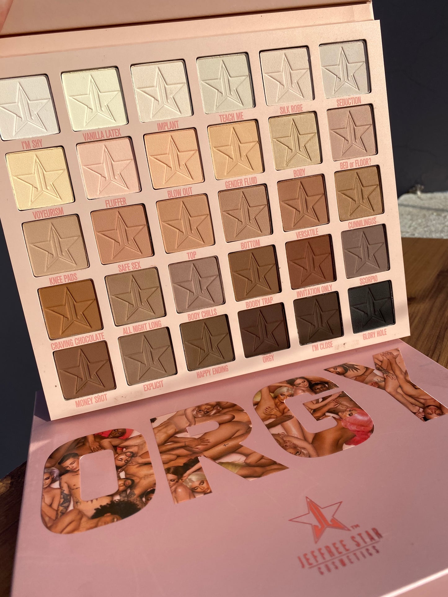 Orgy palette Jeffree Star