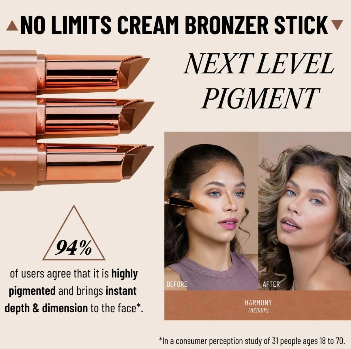 LYS Beauty No Limits Cream Bronzer and Contour Stick