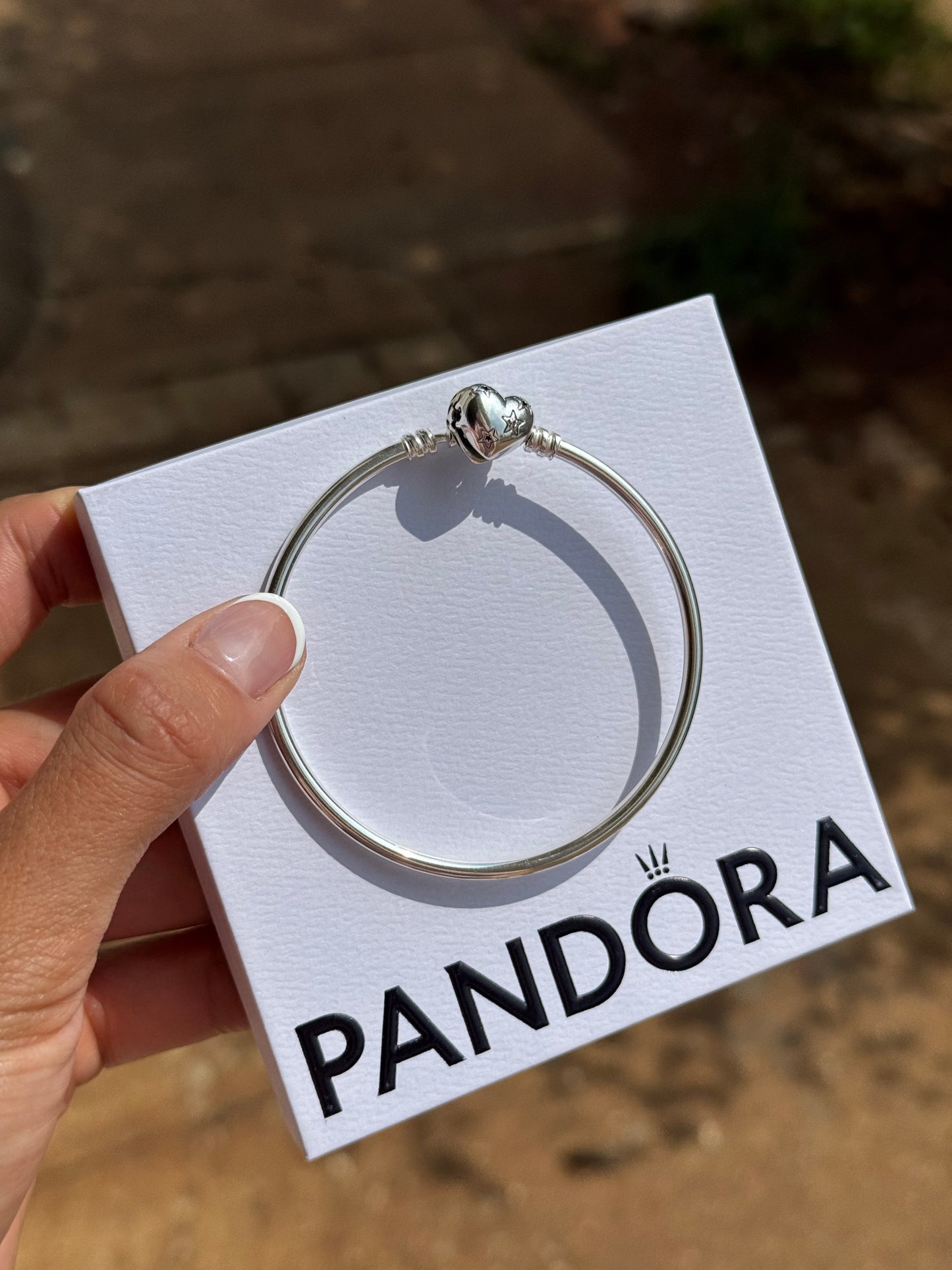 Brazalete Rígido PANDORA Plata 18cm- 19cm