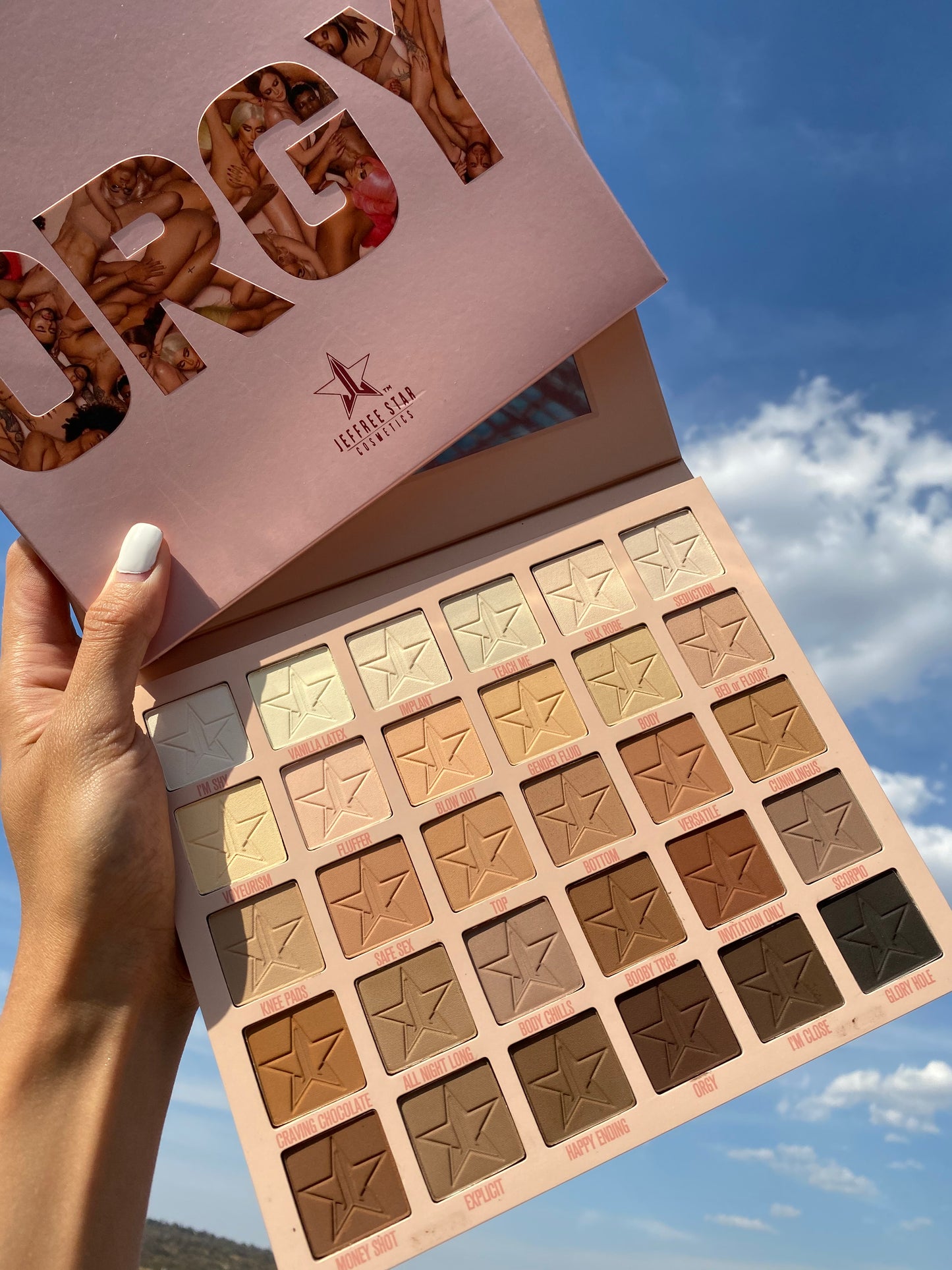 Orgy palette Jeffree Star