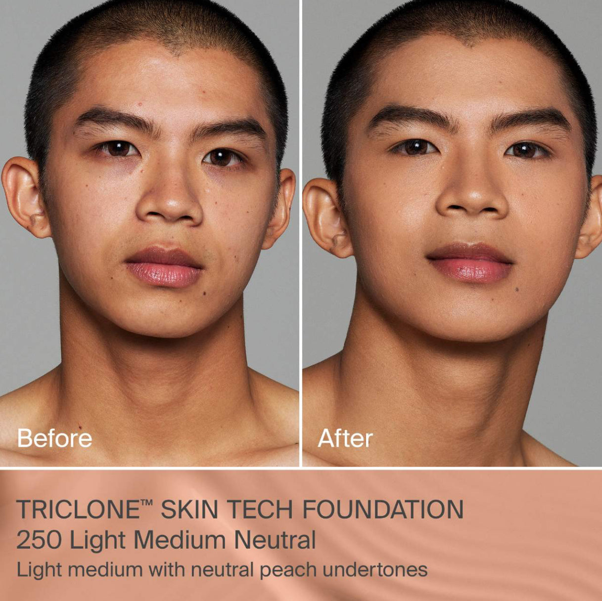 HAUS LABS BY LADY GAGA
Triclone Skin Tech Medium Coverage Foundation with Fermented Arnica Tono- 250 Light Medium Neutral