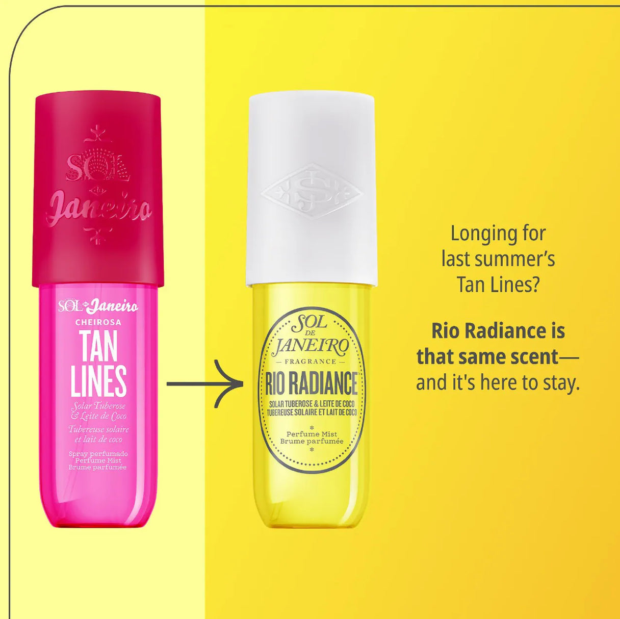 Rio Radiance Perfume Mist SOL DE JANEIRO 90ml Cheirosa 87