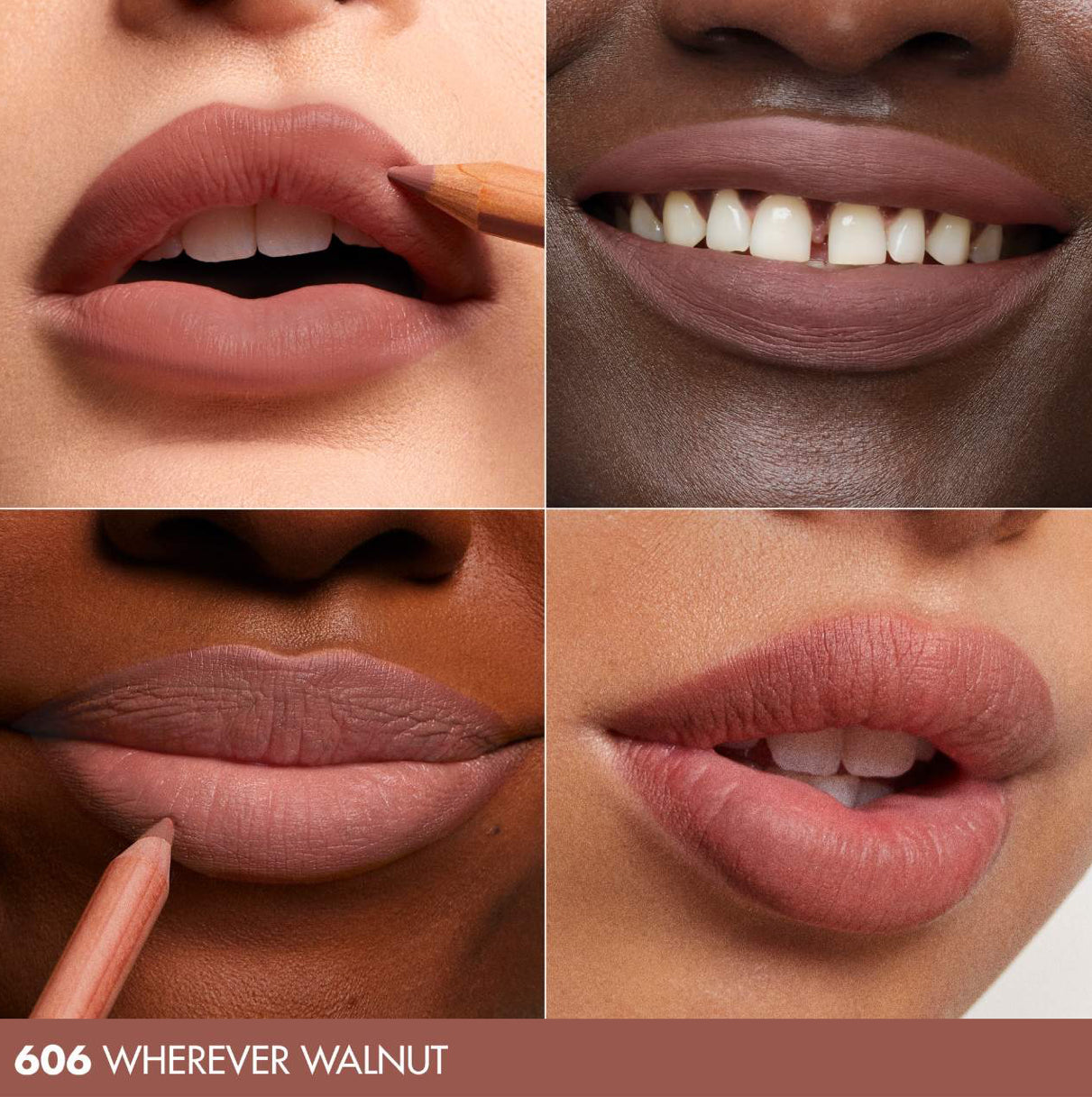 MAKE UP FOR EVER Mini Artist Color Pencil Longwear Lip Liner tono- 606 Wherever Walnut