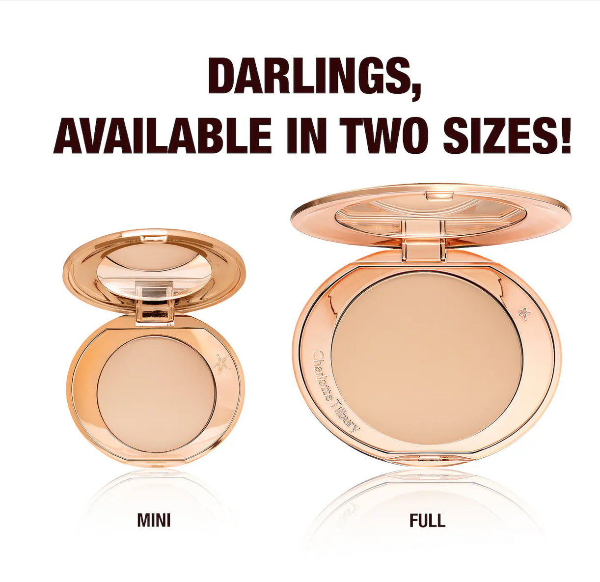 Mini Airbrush Flawless Finish Charlotte Tilbury polvo compacto mini