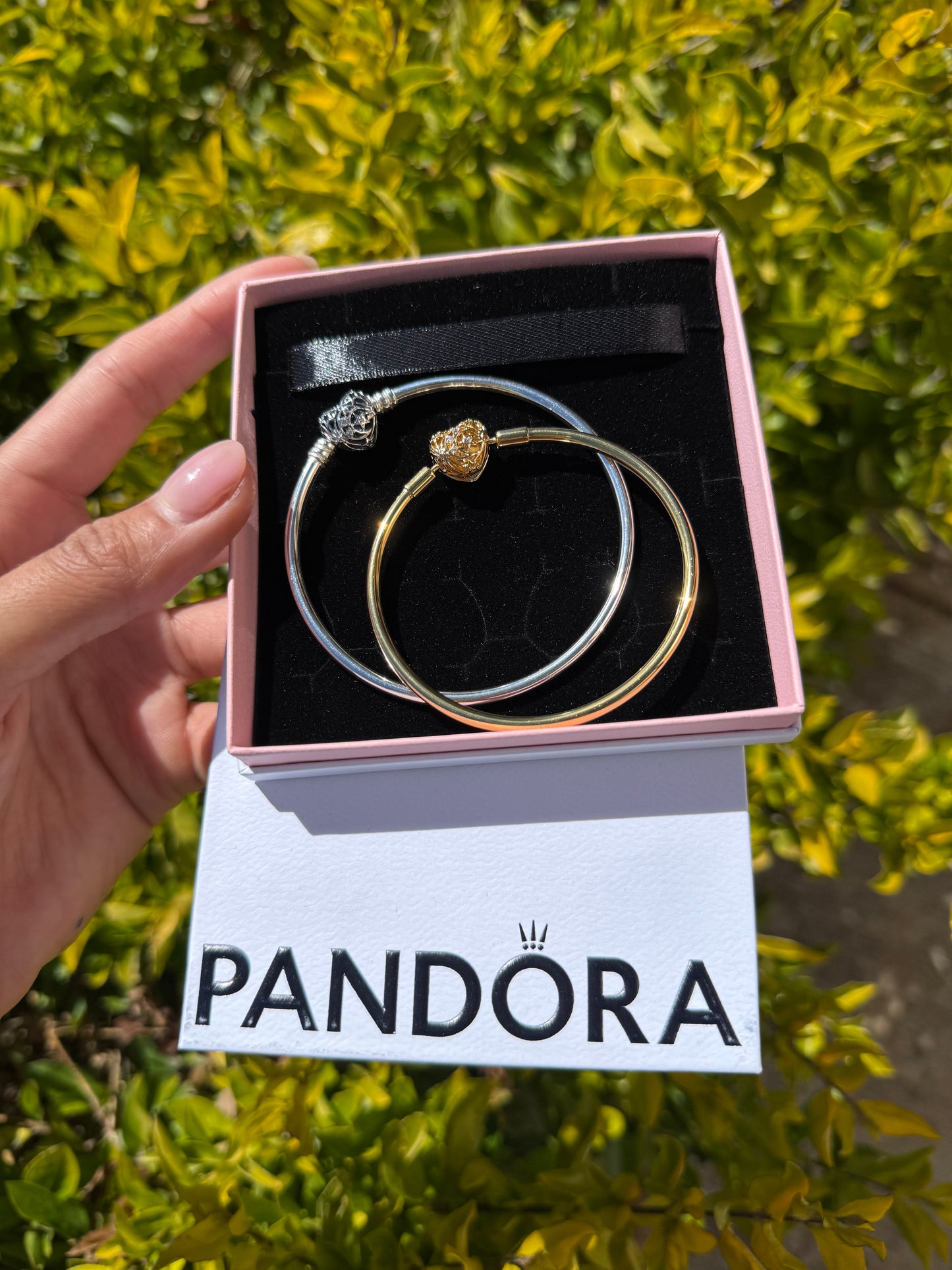 Brazalete Rígido Oro PANDORA 16cm- 17cm