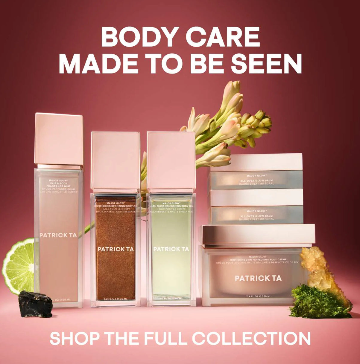 PATRICK TA Major Glow High Shine Skin Perfecting Body Crème - 220ml