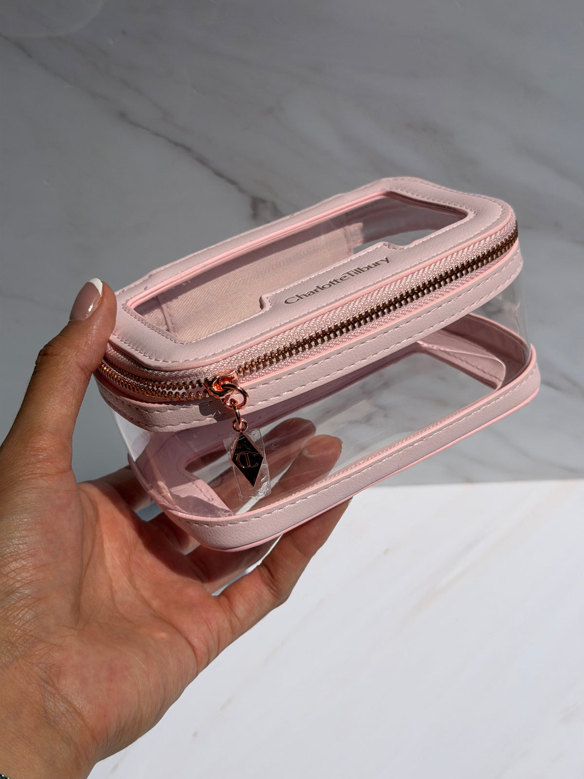 Mini Makeup Bag Charlotte Tilbury rosa