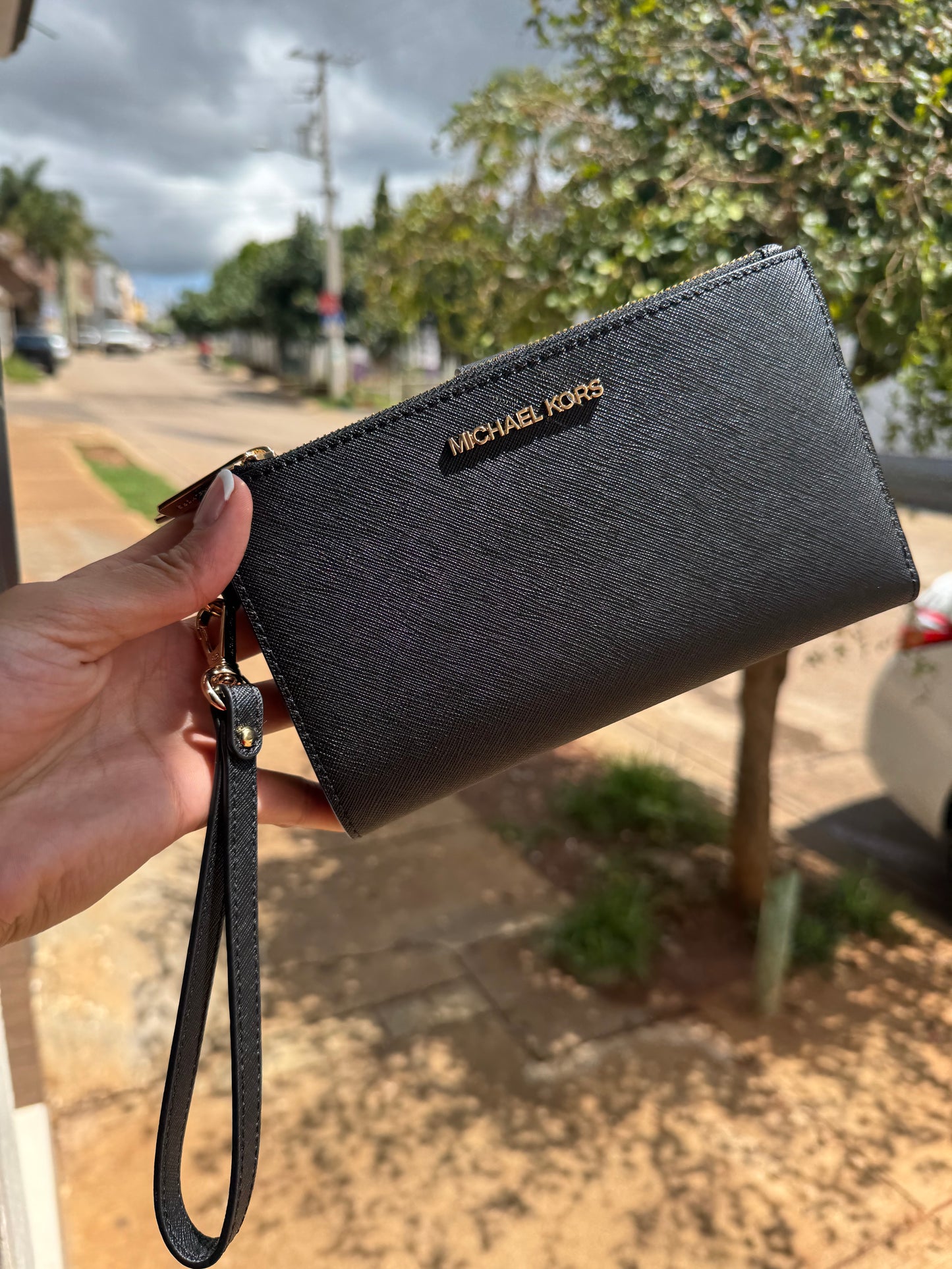 Phone Wallet Michael Kors Negra