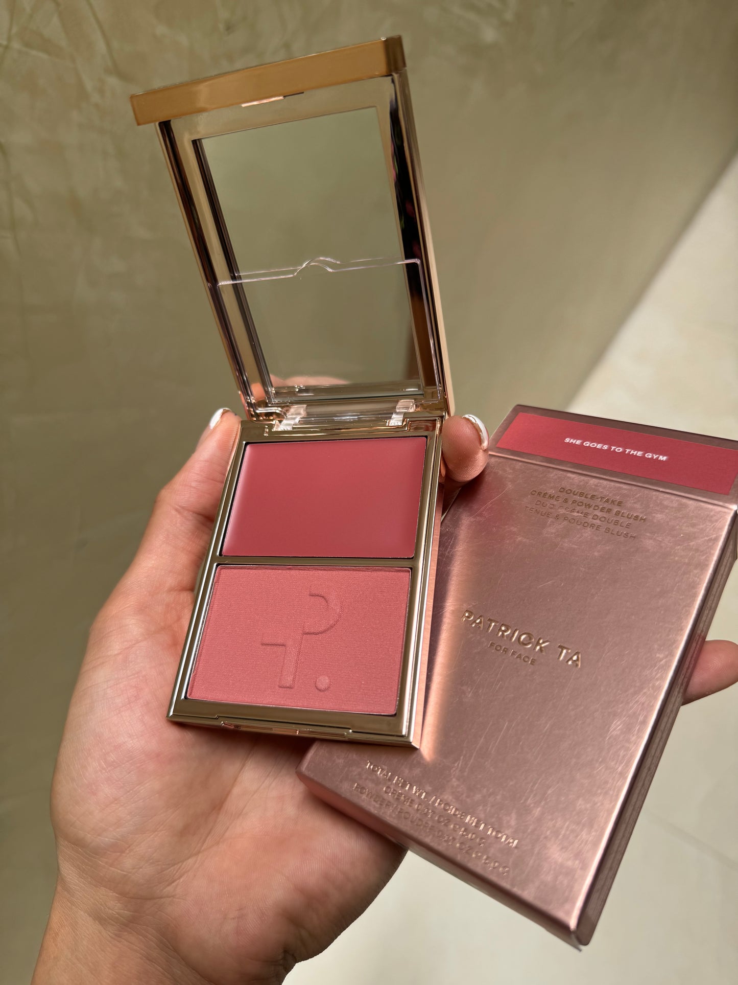 Major Headlines Double-Take Crème & Powder Blush Duo - She Goes to the gym- Patrick Ta
