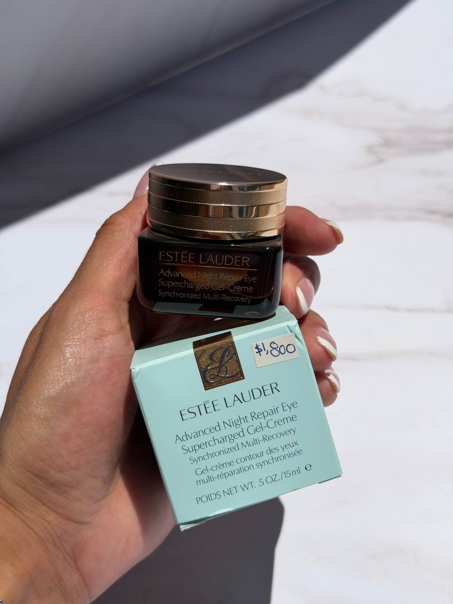 Estée Lauder-Advanced Night Repair Eye Supercharged Gel Eye Cream with Hyaluronic Acid and Vitamin E 15ml