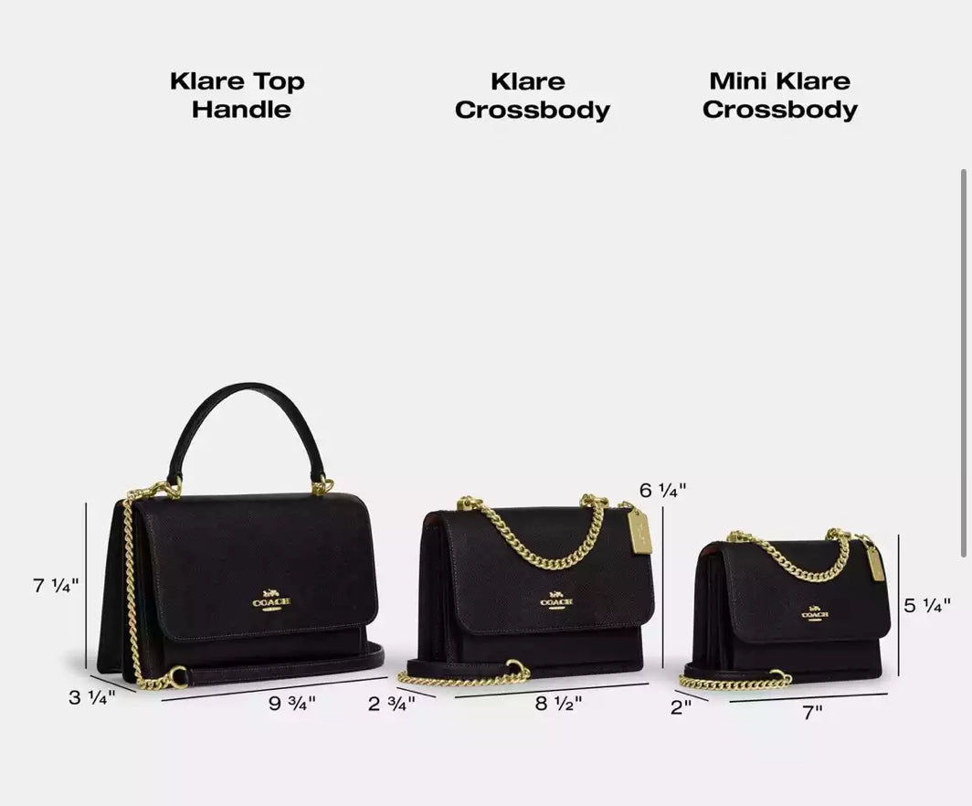Klare Top Handle Bag In Signature Canvas Café COACH