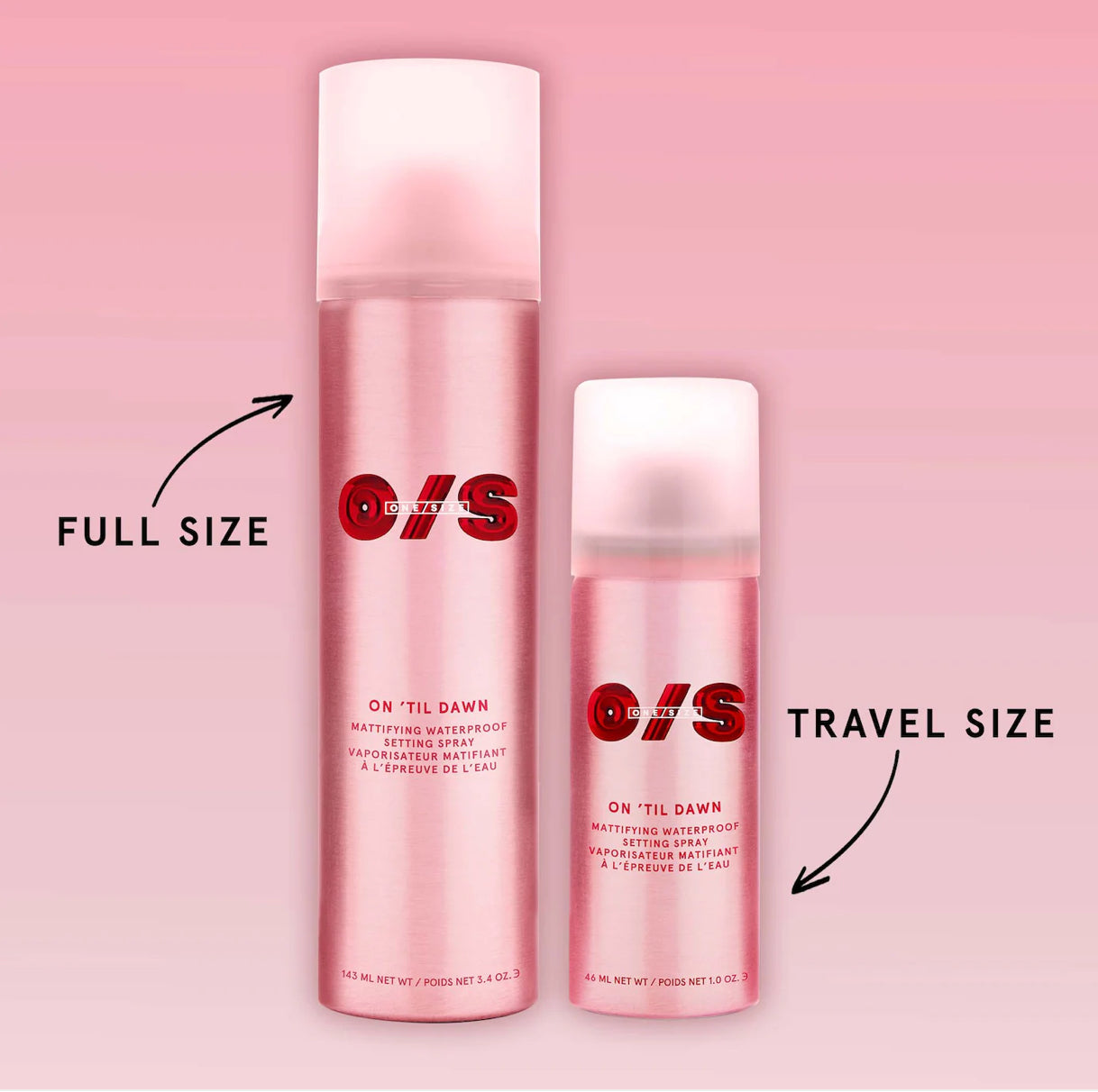 Mini On 'Til Dawn Mattifying Waterproof Setting Spray One Size 46ml Fijador