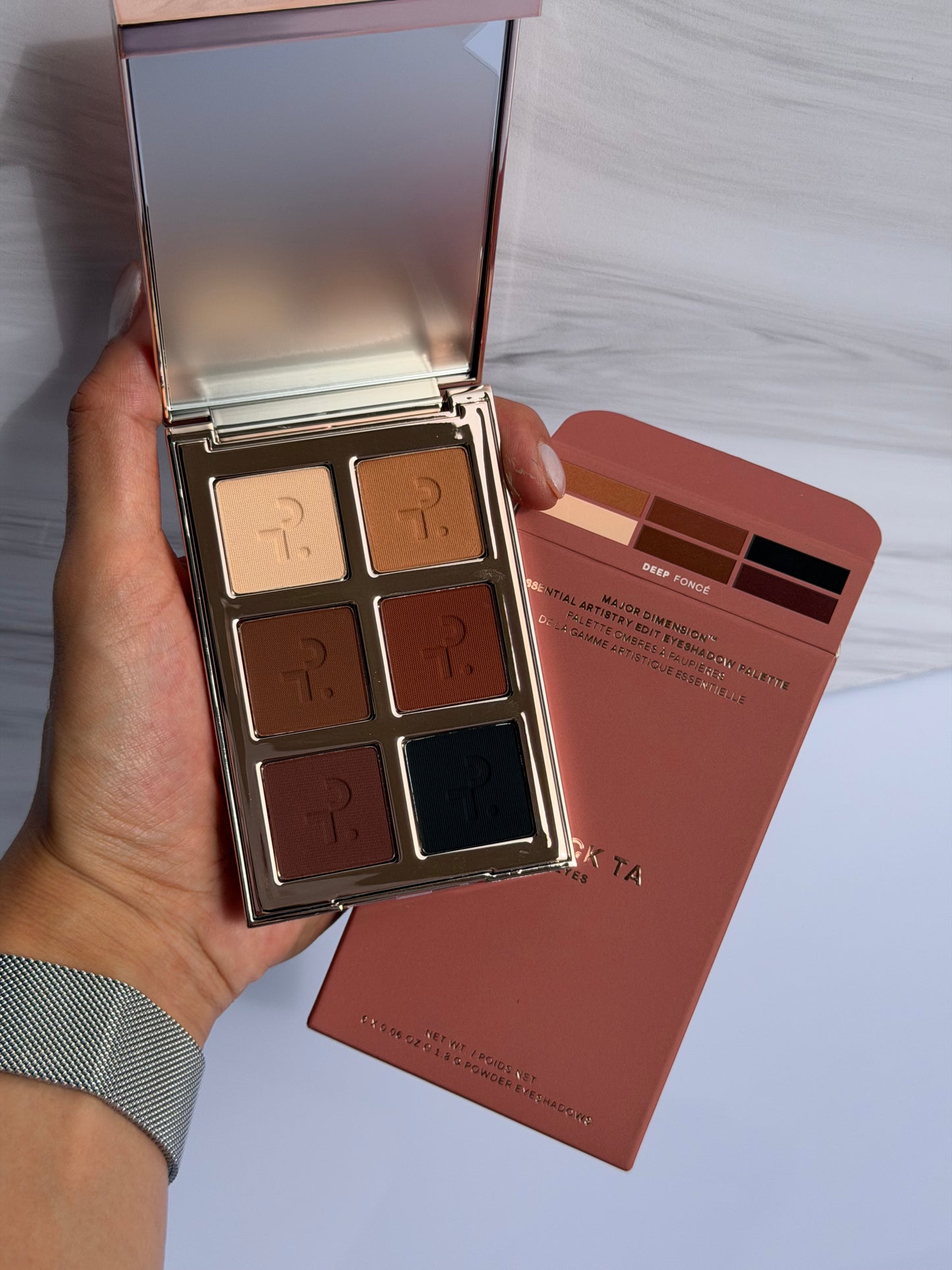 PATRICK TA Major Dimension Essential Artistry Edit Eyeshadow Palette- DEEP FONCE