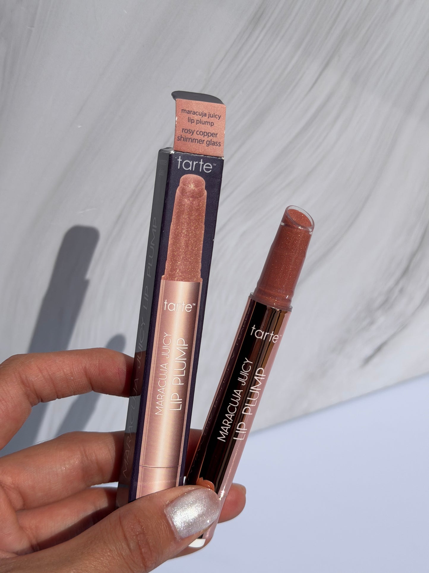 TARTE Maracuja Juicy Lip Plump Gloss- tono- ROSY COPPER