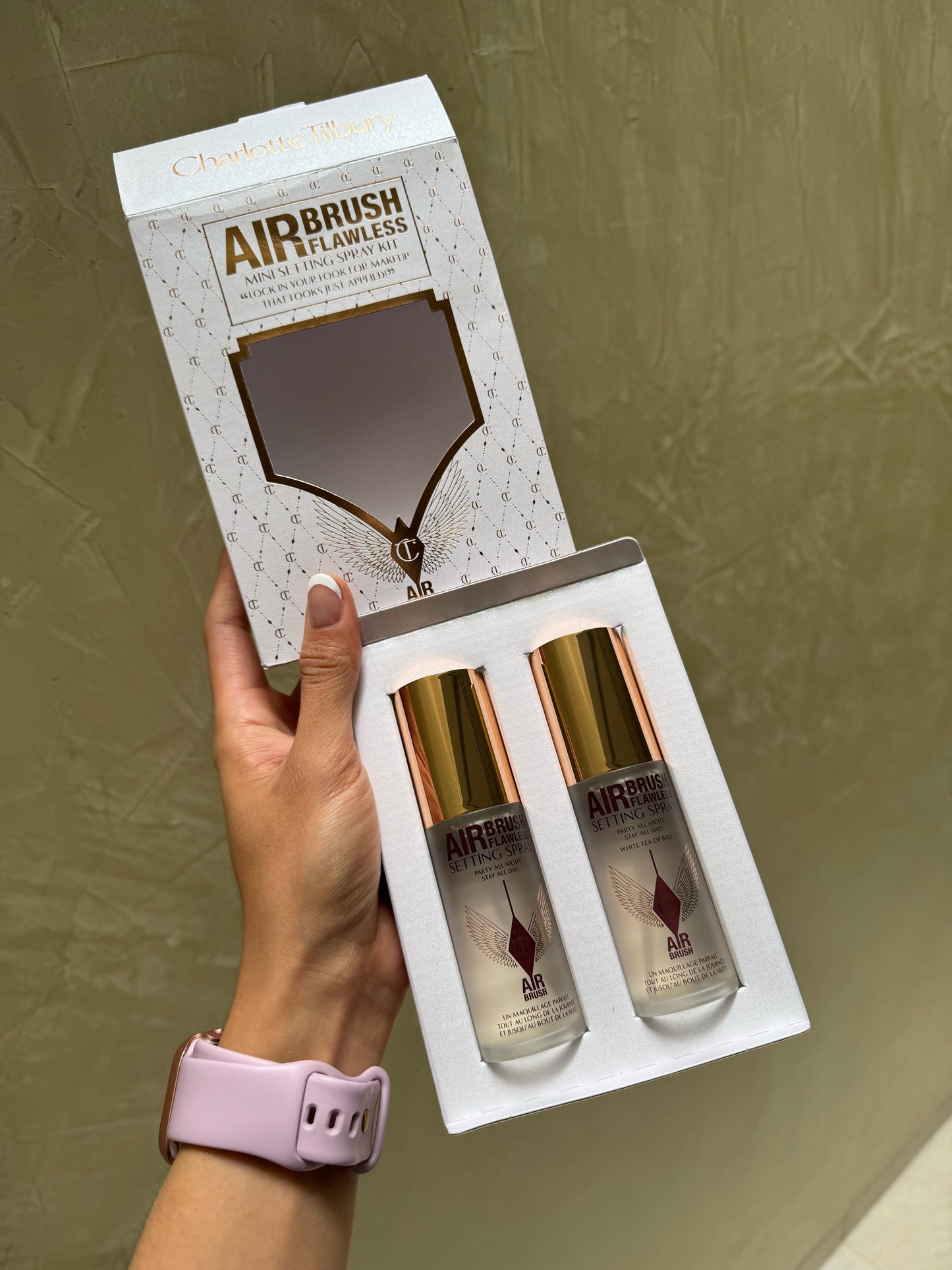Charlotte Tilbury- Mini Airbrush Flawless Setting Spray Duo Set