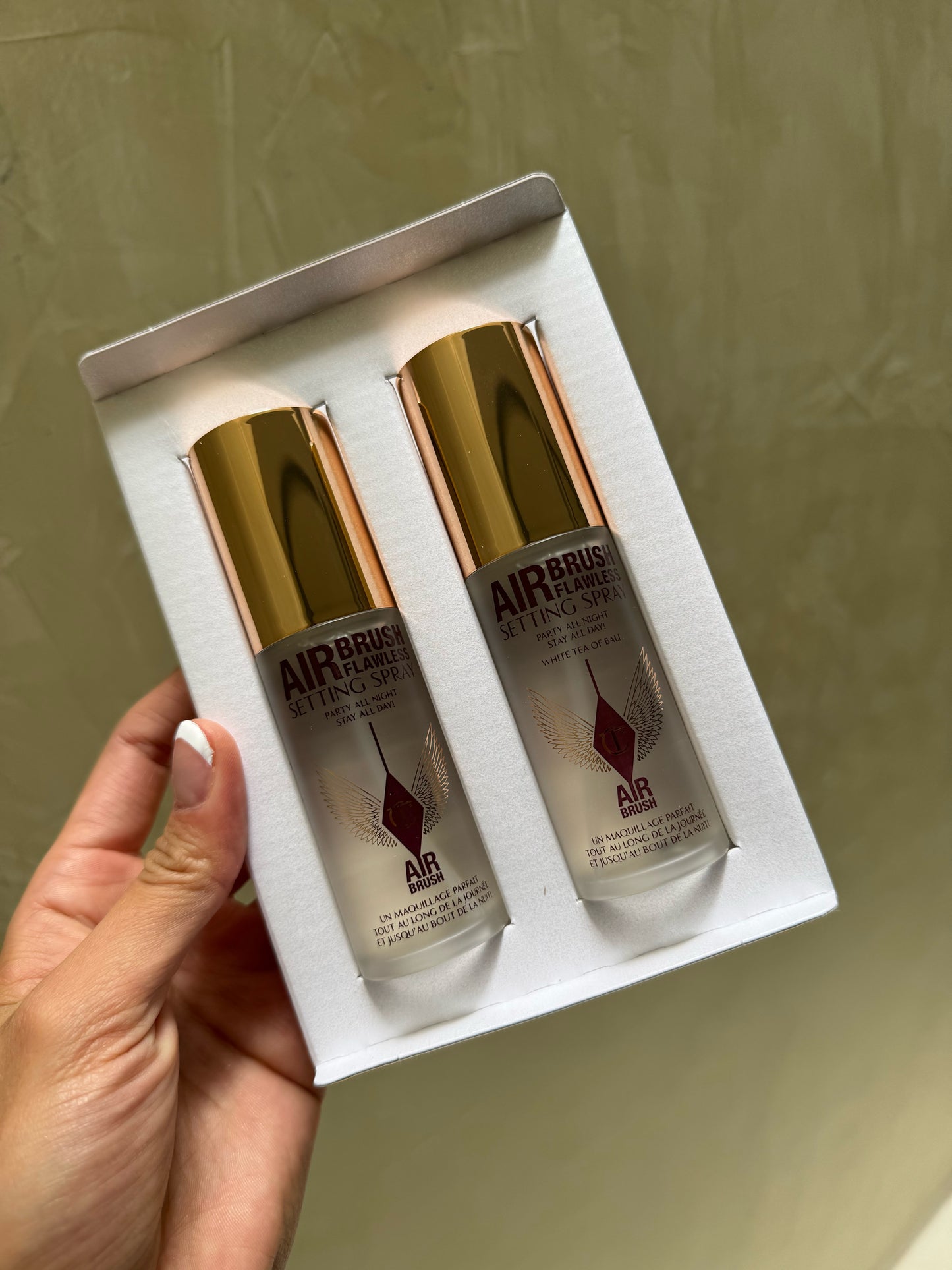 Charlotte Tilbury- Mini Airbrush Flawless Setting Spray Duo Set