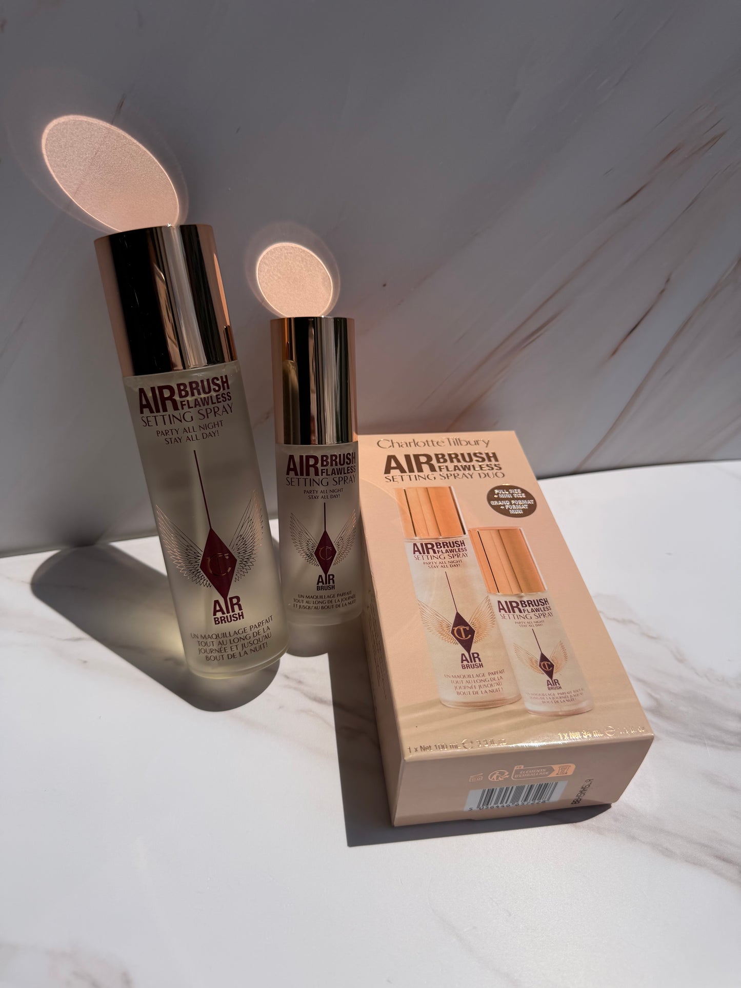 Set duo Charlotte Tilbury 100ml + 34ml Setting spray