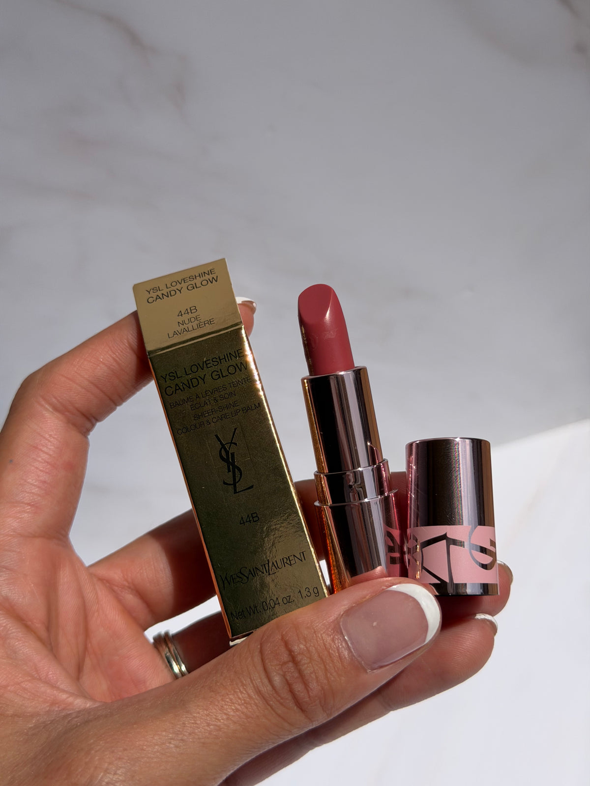 Mini YSL Loveshine Lip Oil Stick Tono- 44 Nude Lavalliere 1.3g