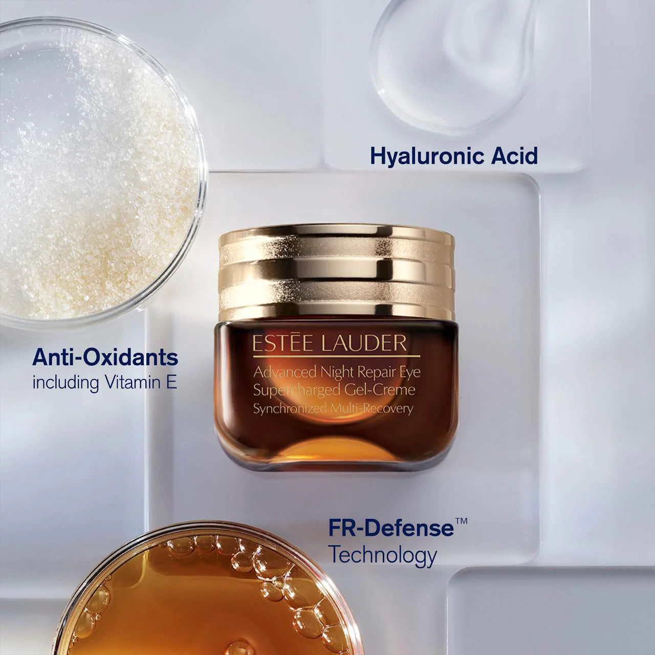 Estée Lauder-Advanced Night Repair Eye Supercharged Gel Eye Cream with Hyaluronic Acid and Vitamin E 15ml