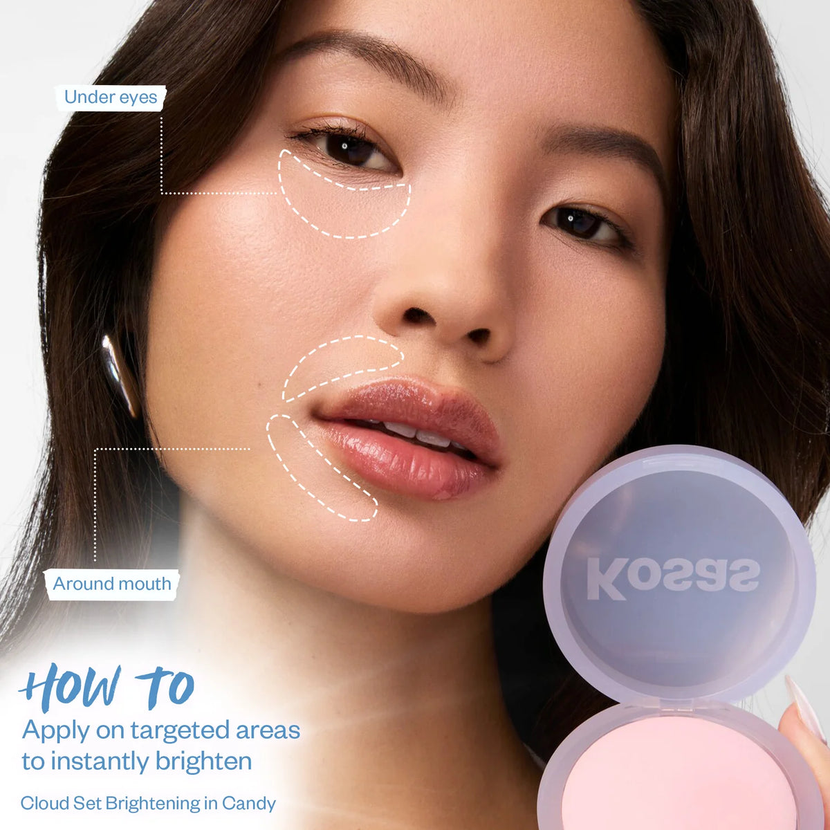 Kosas- Mini Cloud Set Setting Powder
Baked Setting + Smoothing Powder 2g
