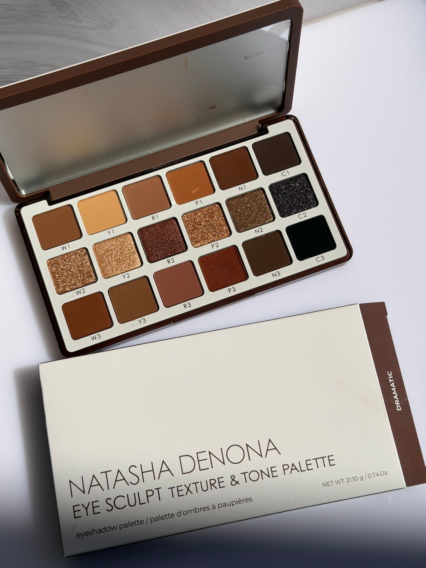 NATASHA DENONA Eye Sculpt Texture & Tone Eyeshadow Palette- DRAMATIC