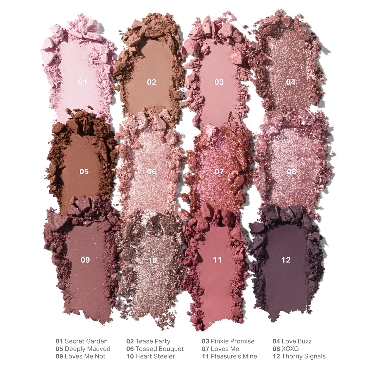 MORPHE CHROMAPLUS 12-PAN EYESHADOW PALETTE- Rose Frequency