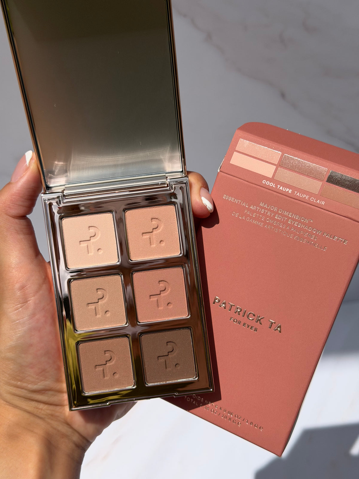 Major Dimension Essential Artistry Edit Eyeshadow Palette COOL TAUPE - Patrick Ta
