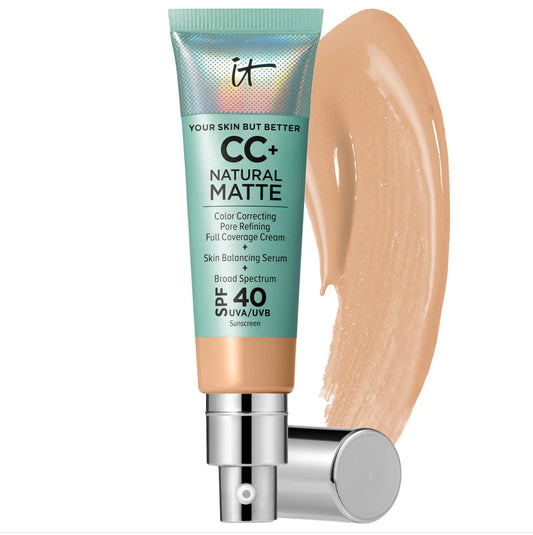 CC+ Cream Natural Matte Foundation with SPF 40- Medium It Cosmetics