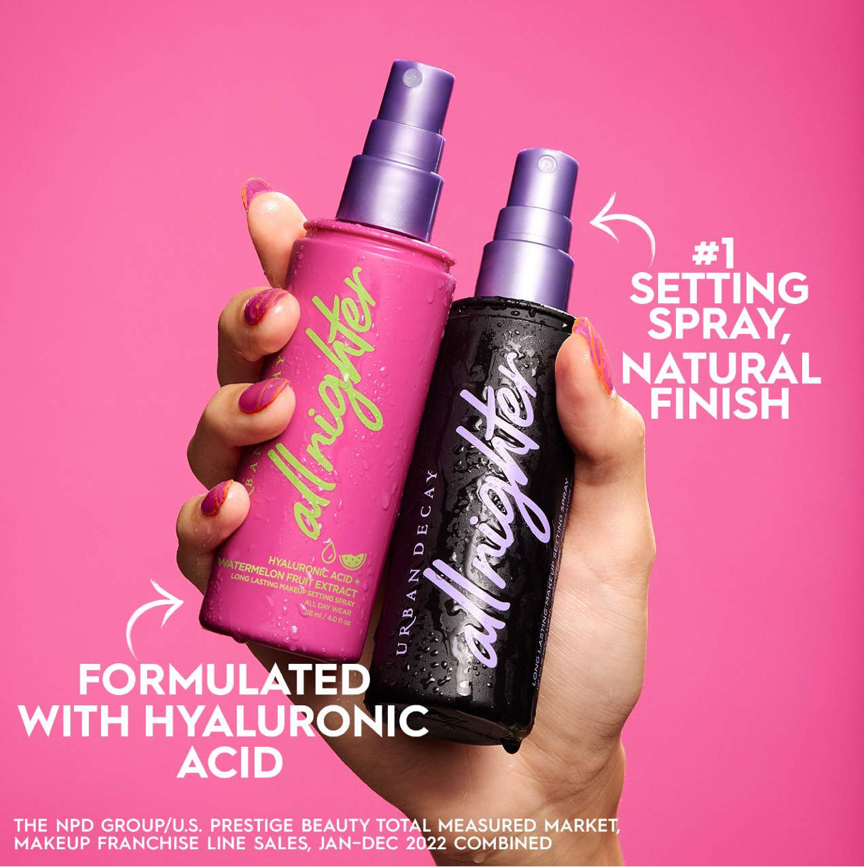 Urban Decay 
All Nighter Hydrating Hyaluronic Acid Dewy Setting Spray