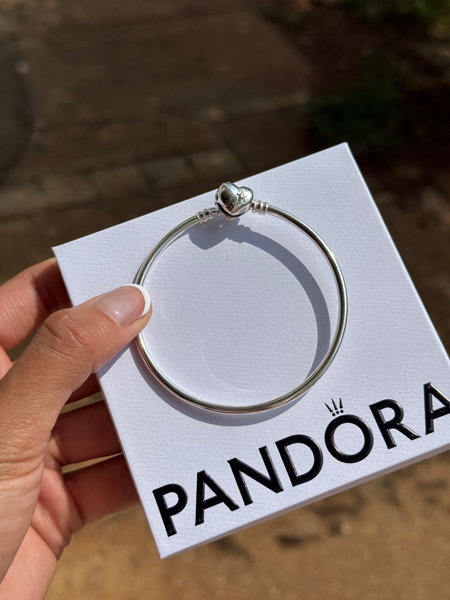 Brazalete Rígido PANDORA Plata 18cm- 19cm