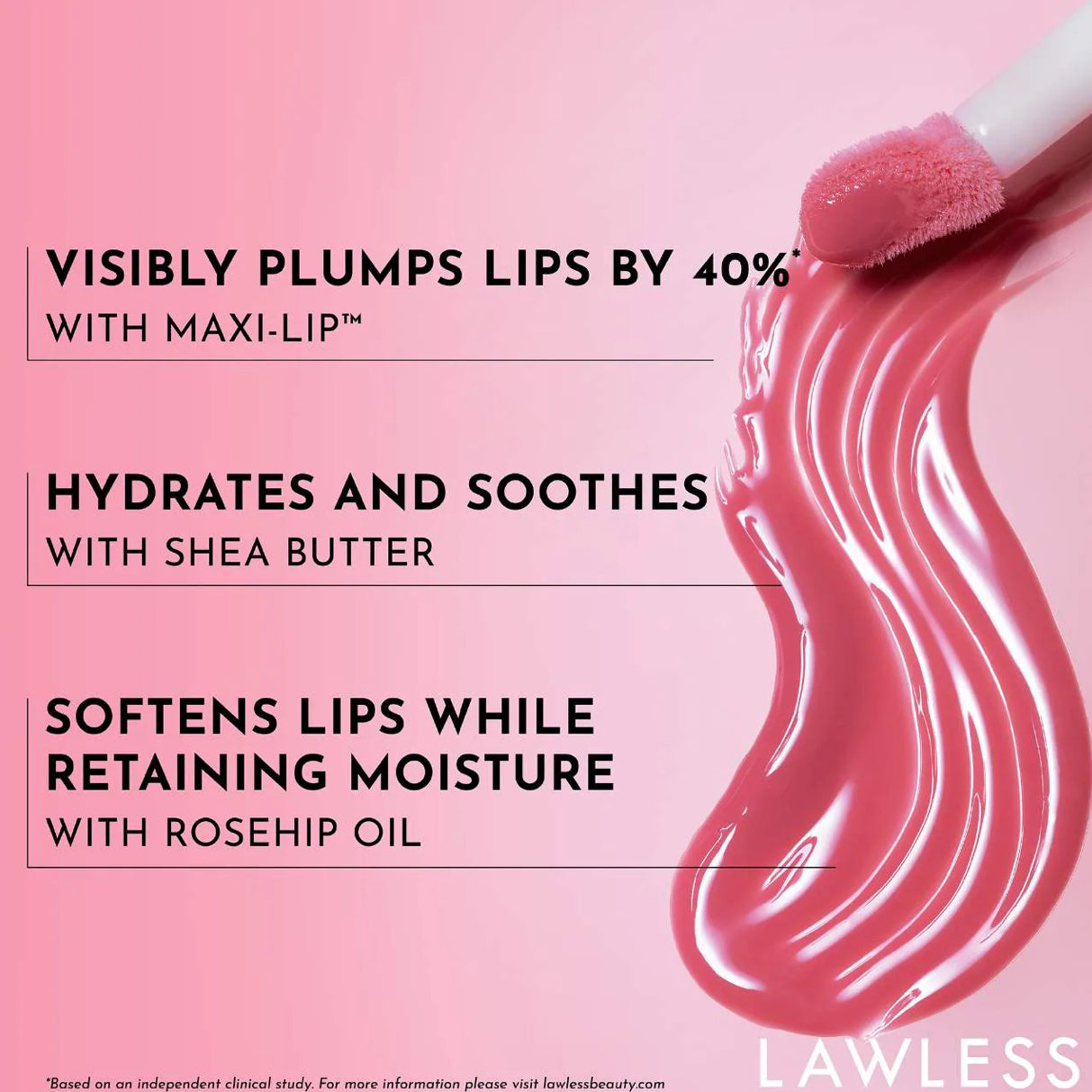 LAWLESS Forget The Filler Lip Plumper Line Smoothing Gloss 3.3ml