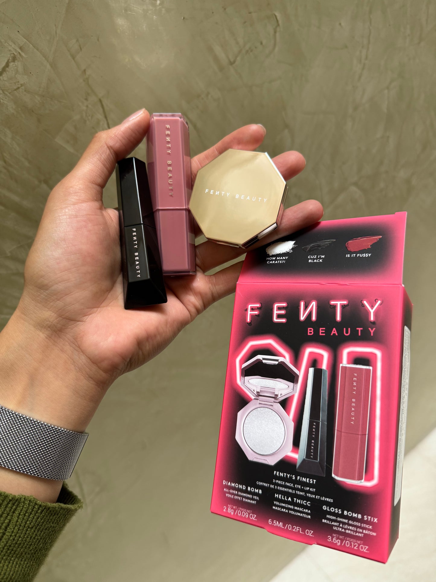 Fenty Beauty by Rihanna Fenty's Finest 3-Piece Face, Eye + Lip Kit