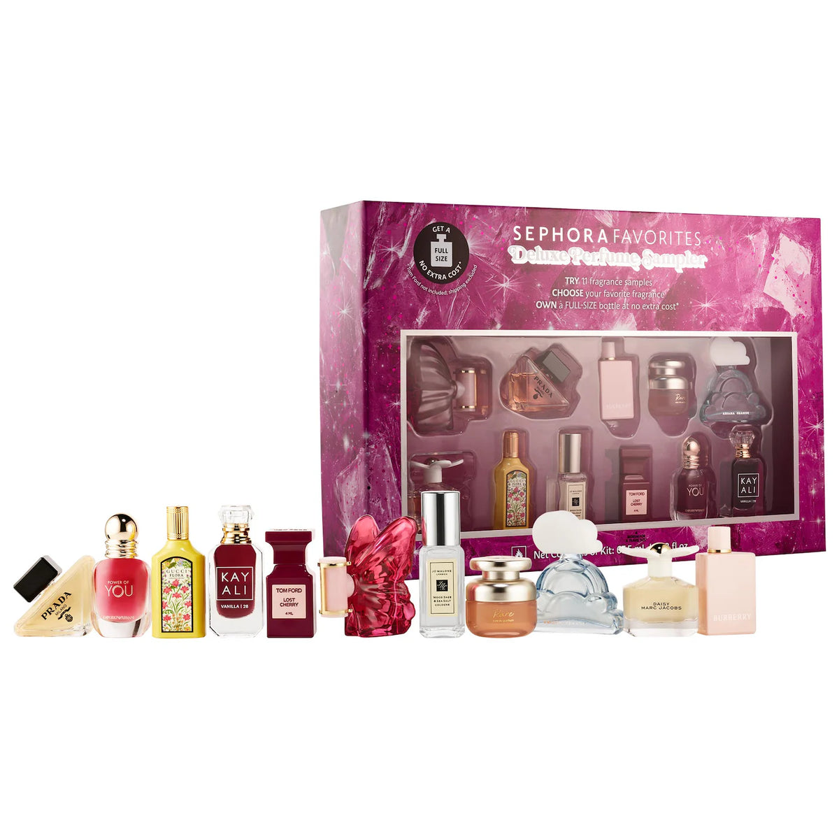 PREVENTA-Sephora Favorites -Holiday Perfume Sampler Vault Set w/ Redeemable Voucher (llega a mediados de Noviembre)