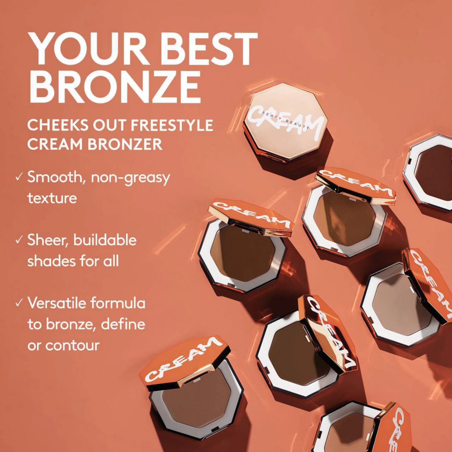 FENTY BEAUTY by Rihanna Cheeks Out Freestyle Cream Bronzer