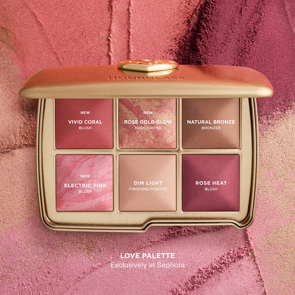 PREVENTA-Hourglass Ambient Lighting Edit Unlocked Palette LOVE (exclusiva Sephora USA, llega finales de octubre)