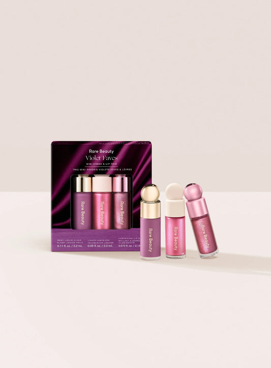 RARE BEAUTY-Violet Faves Mini Cheek & Lip Trio