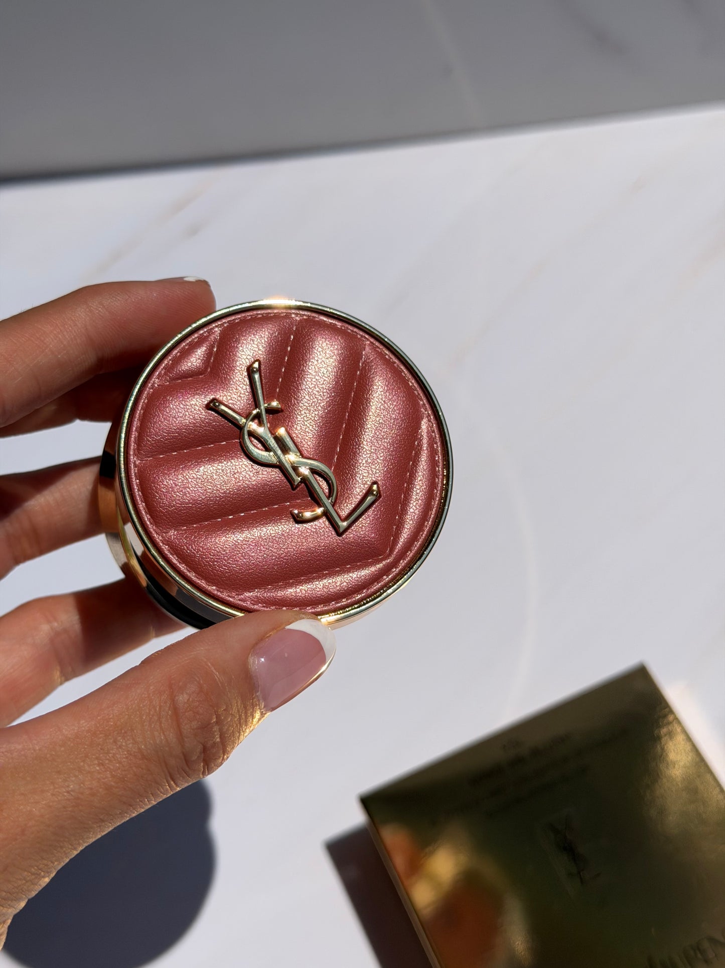 Make me Blush 24H Biuldable Blurring Powder Blush YSL- 12 HONEY MOON