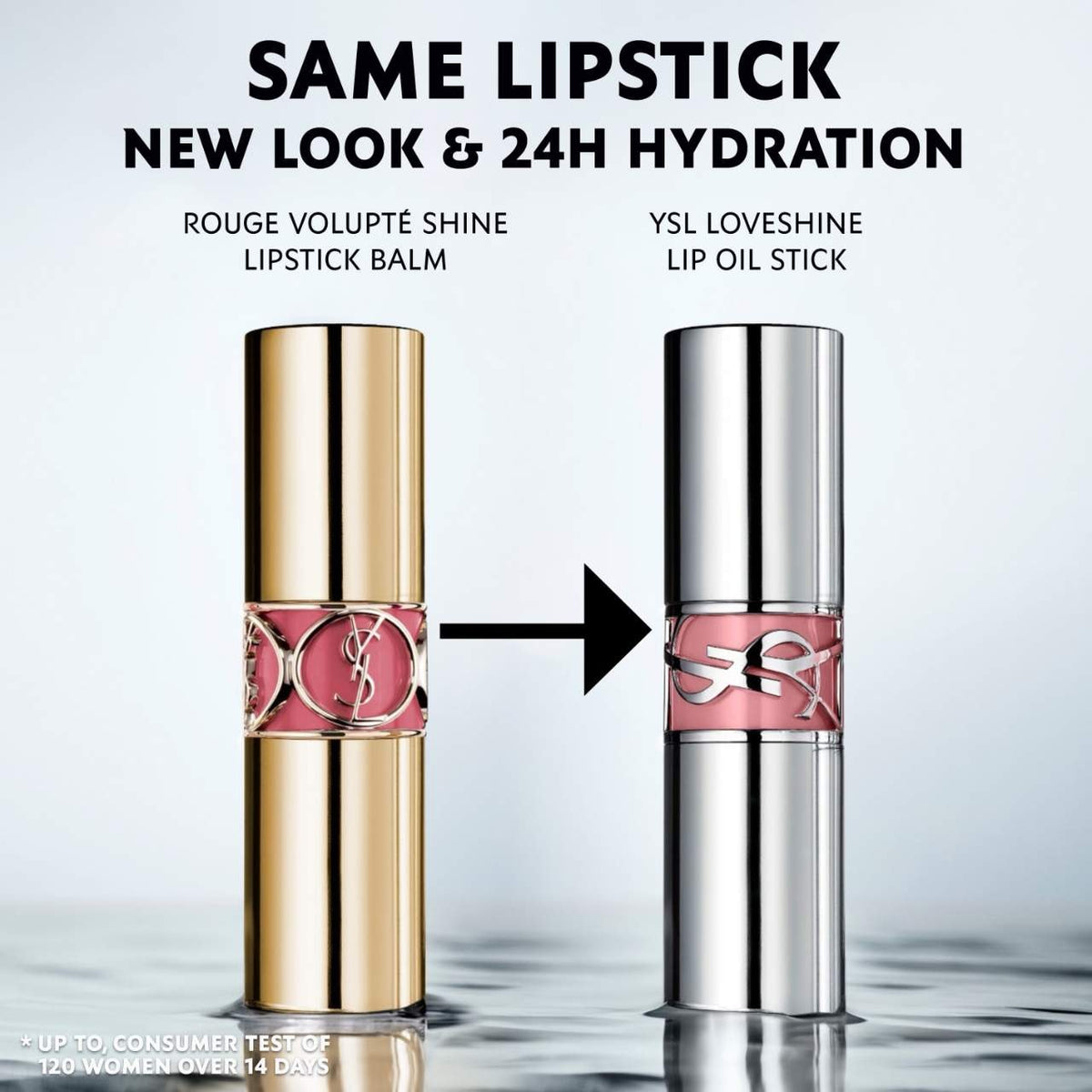 Mini YSL Loveshine Lip Oil Stick Tono- 44 Nude Lavalliere 1.3g