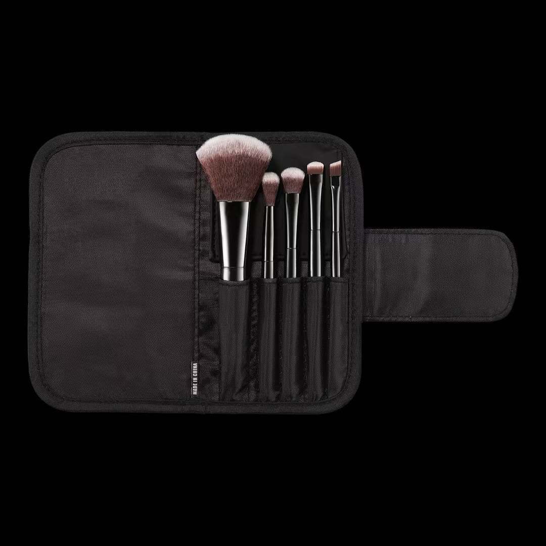 IT Brushes For ULTA- Your Face & Eye Essentials Mini 5 Pc Travel Brush Set