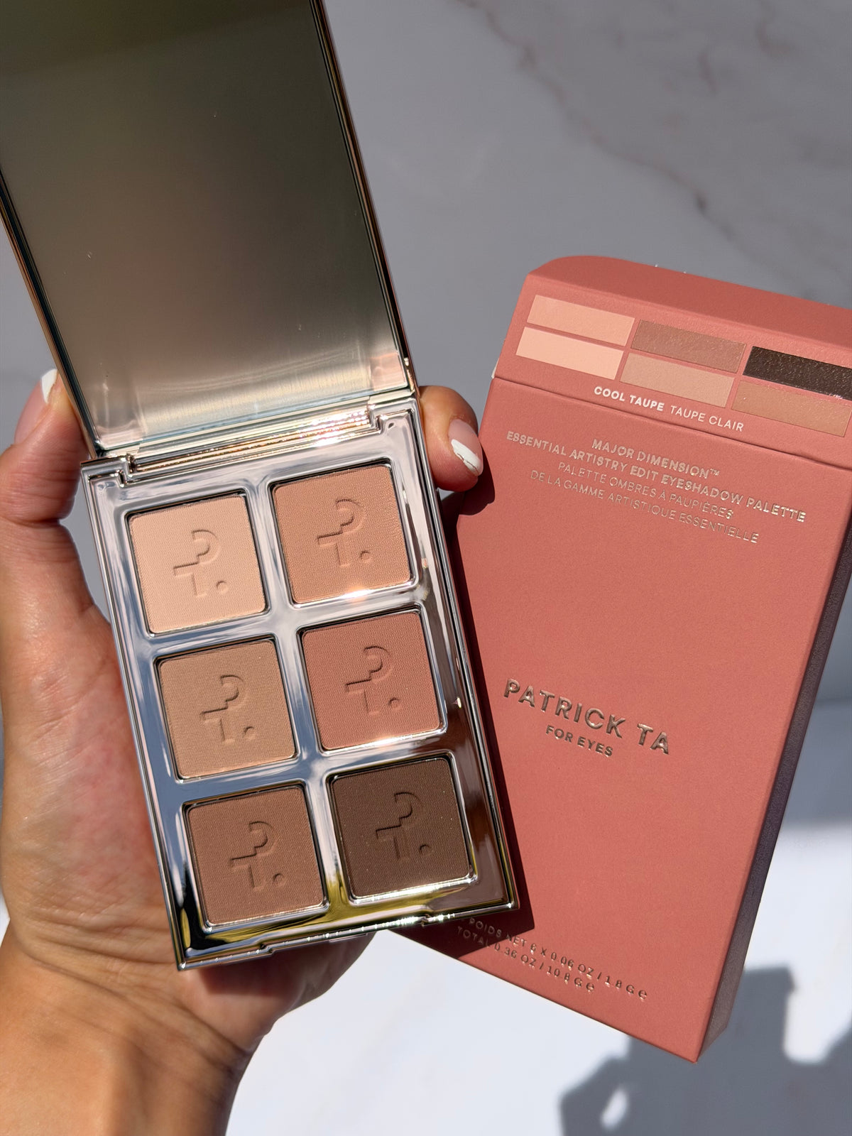 Major Dimension Essential Artistry Edit Eyeshadow Palette COOL TAUPE - Patrick Ta