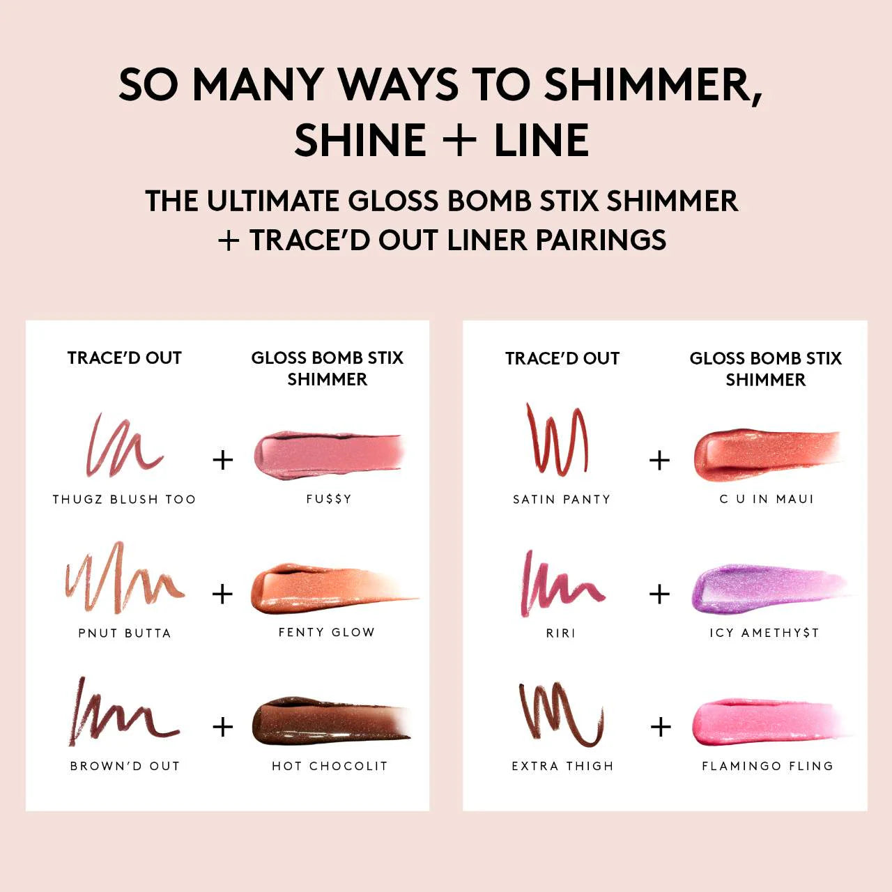 FENTY BEAUTY by Rihanna Gloss Bomb Stix High-Shimmer Gloss Stick