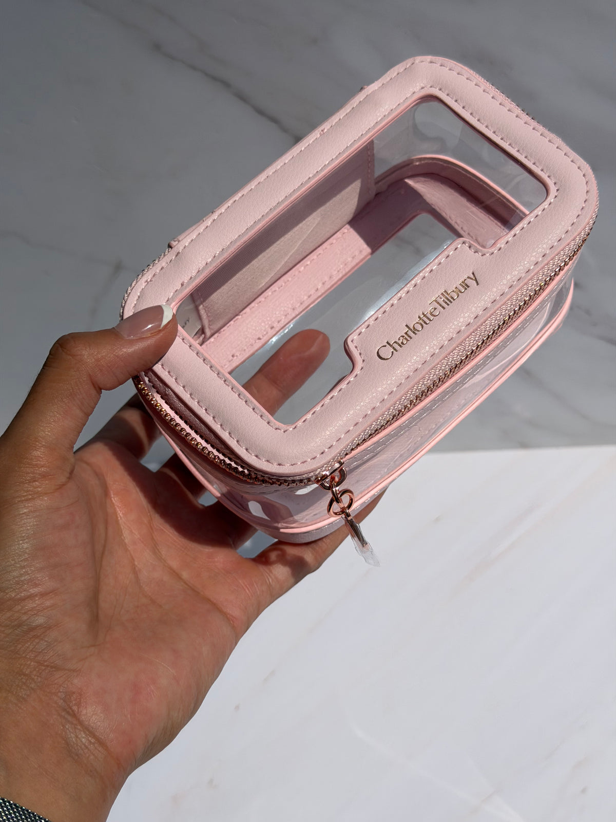 Mini Makeup Bag Charlotte Tilbury rosa