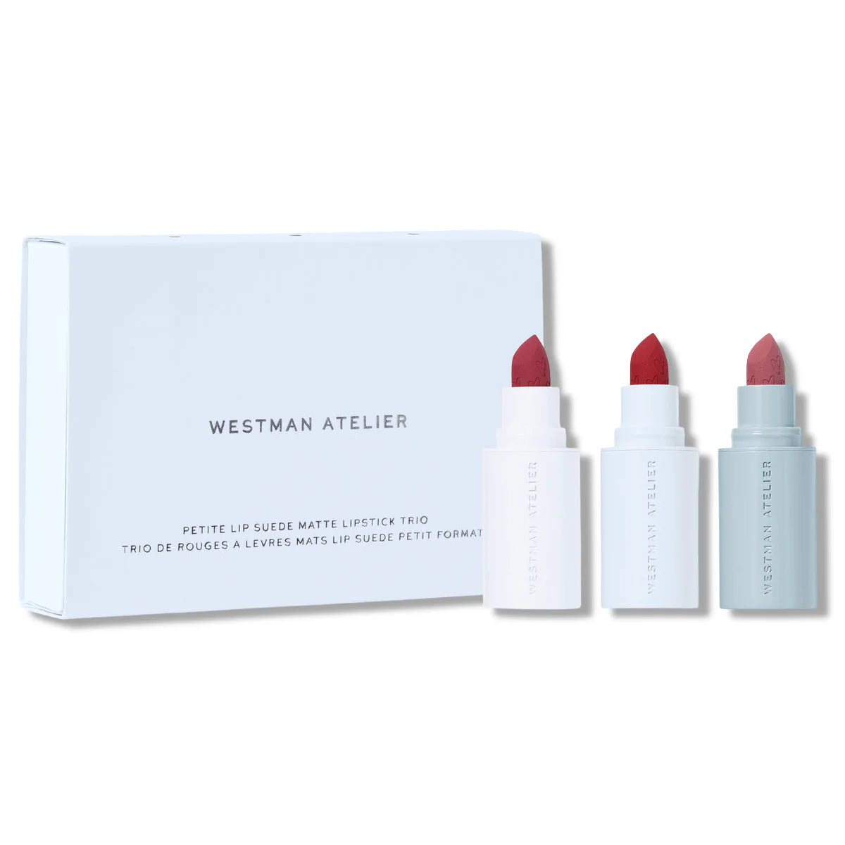 Petite Lip Suede Matte Lipstick Trio Holiday- Westman Atelier