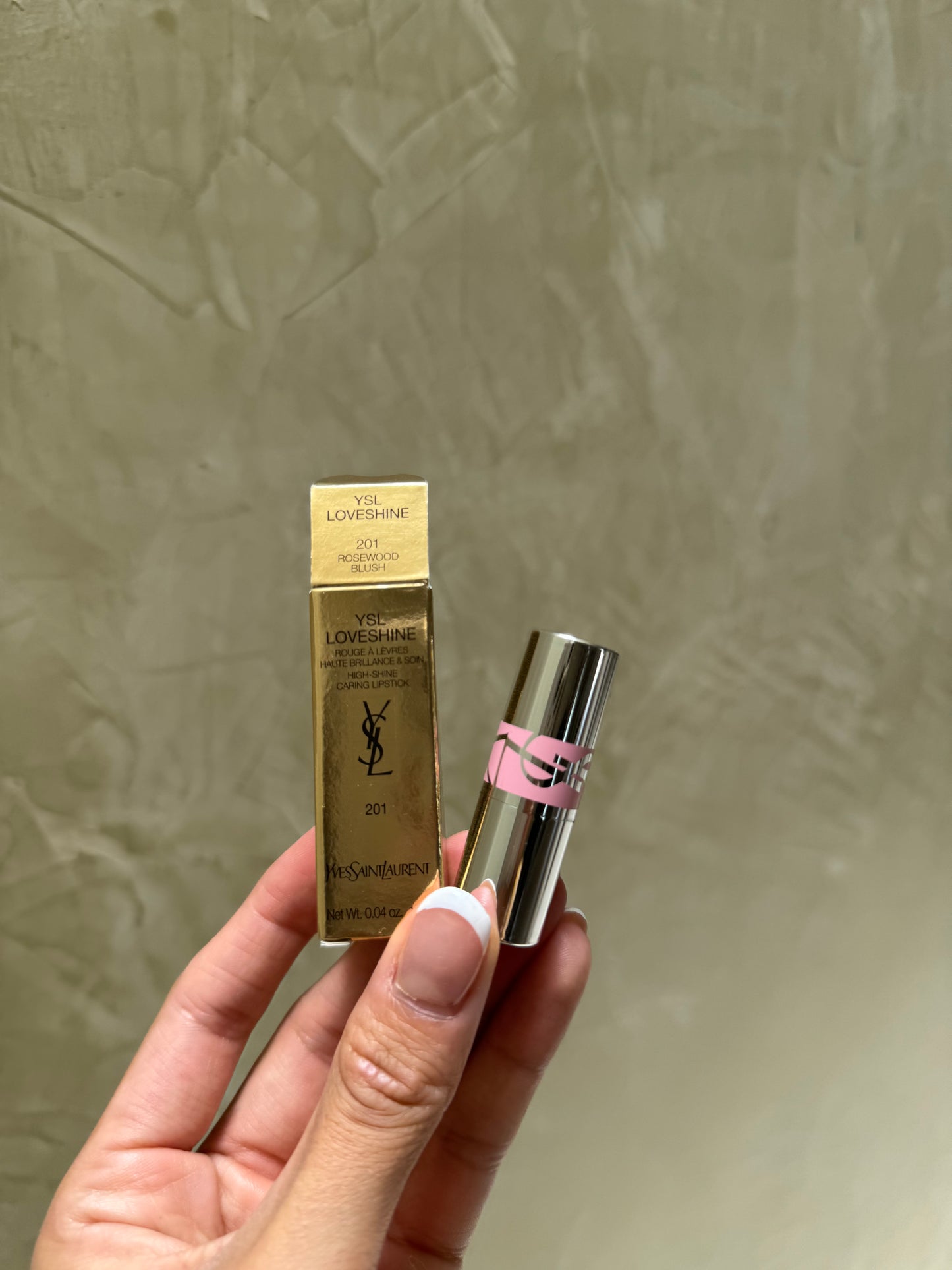 Mini Yves Saint Laurent YSL Loveshine Lip Oil Stick Tono- 201 Rosewood Blush