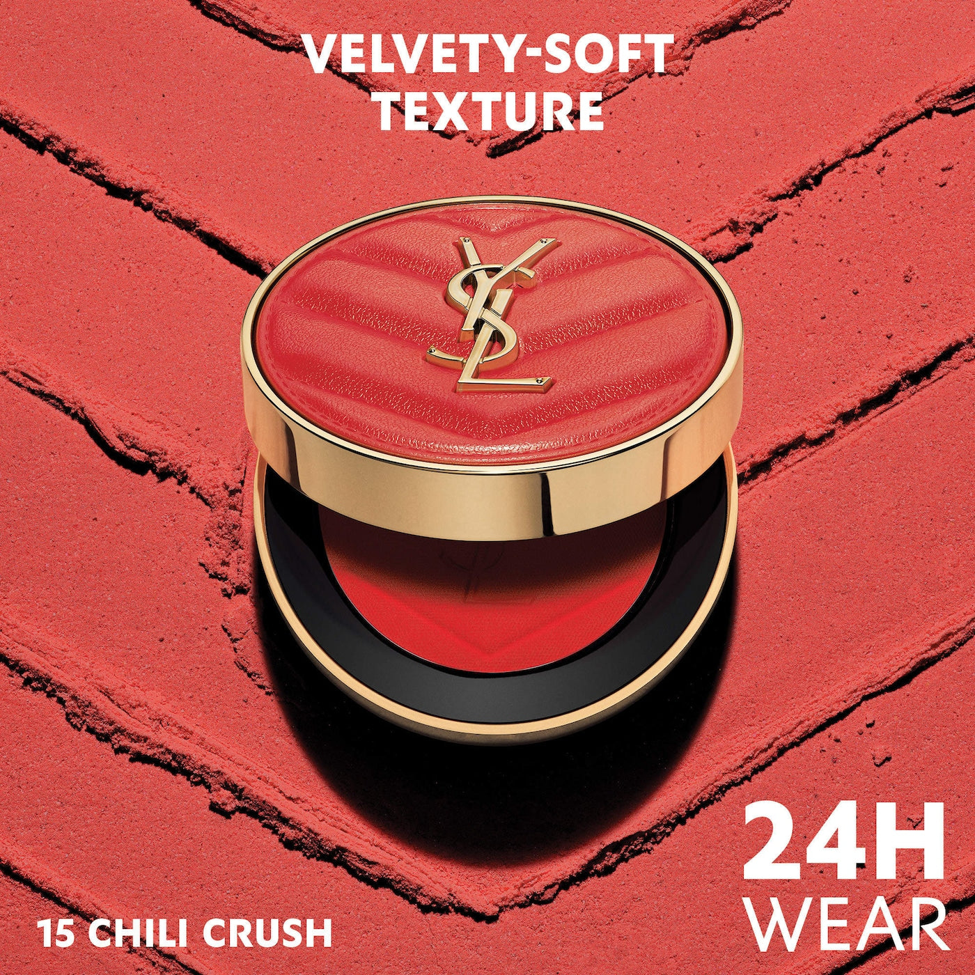 Yves Saint Laurent Make Me Blush 24H Buildable Powder Blush tono-  15 Chili Crush YSL