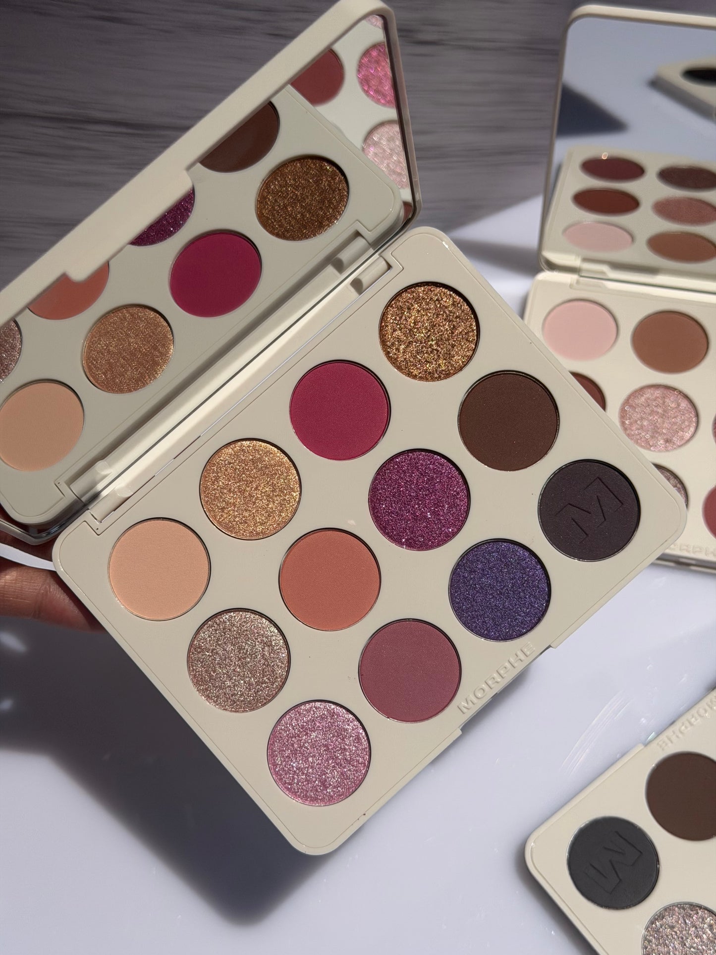 Morphe ChromaPlus 12-Pan Eyeshadow Palette- Electric Currant