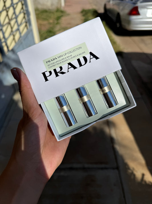 Mini Moisturizing Lip Balm Set- PRADA